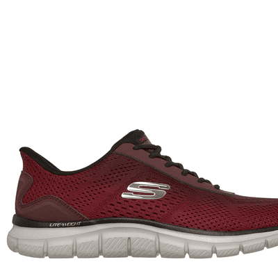 Skechers Slip-Ins: Track - Revno - Men's Trainer - Red/Black