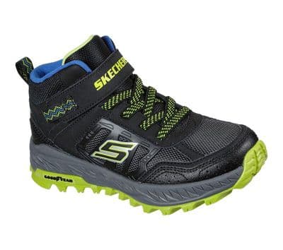Skechers Trekor Boys Water Repellant Sneaker Boot - Black/Blue/Lime