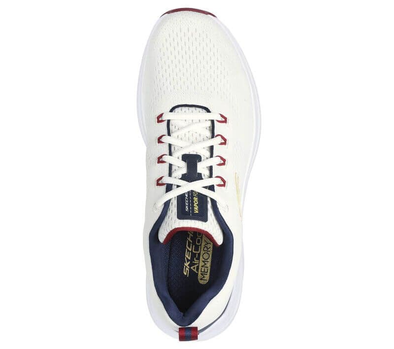 Skechers Vapor-Foam Men s Trainers - White/Navy/Red