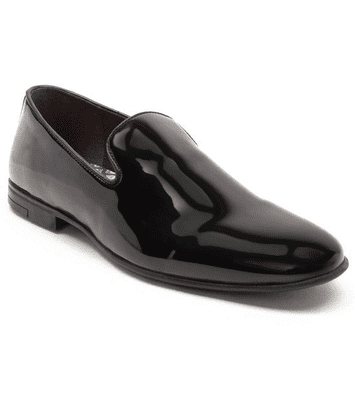 Thomas Crick Frankie Men's Formal Loafer Shoe - Black Patent