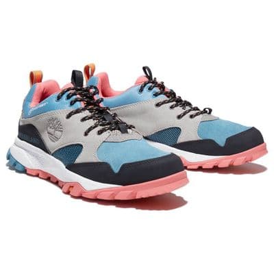 Timberland Garrison Trail Low Women's Water Repellent Lace Up Trainers - Grey/Blue/Black