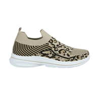 Urban Jacks Appletini Women's Slip-On Trainer - Leopard