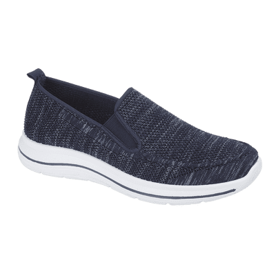 Urban Jacks Atlanta Men's Casual Slip-On Shoe - Navy