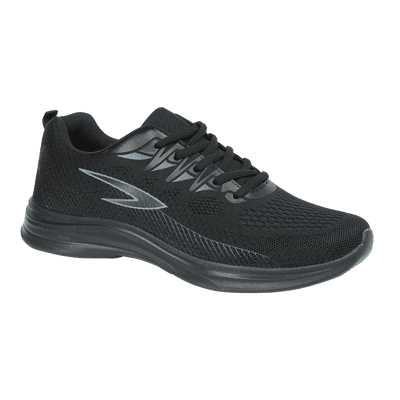 Urban Jacks Cleveland Men's Lace Up Trainer - Black