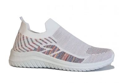 Urban Jacks Gin Fizz Women's Slip-On Shoe - White