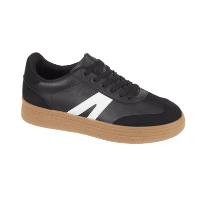 Urban Jacks Jet Women's Fashion Trainer - Black/White