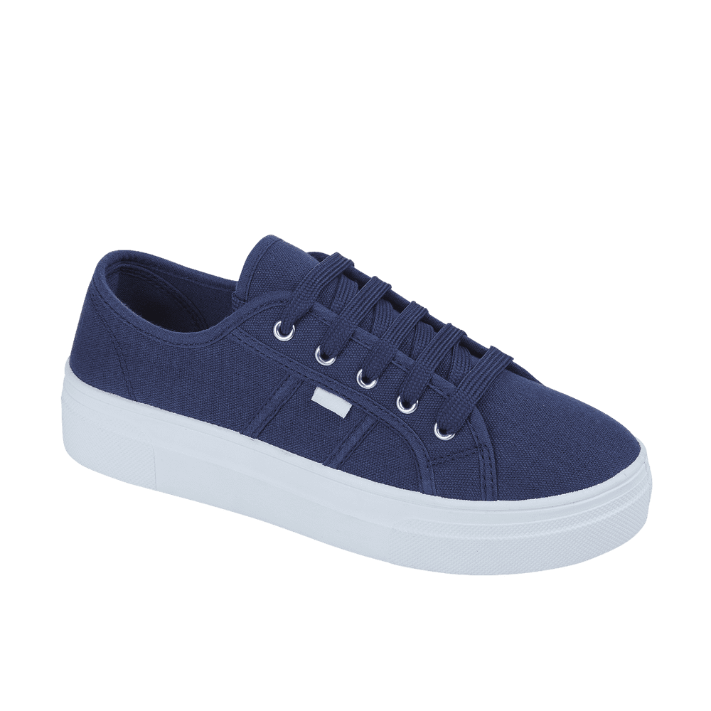 Urban Jacks Montclair Women s Canvas Lace-Up Shoe Navy