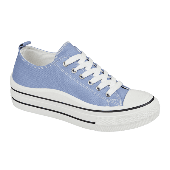 Urban Jacks Montpellier Women's Canvas Shoe - Sky