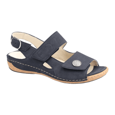 Waldlaufer Heliett Women's Touch Close Sandal - Marine