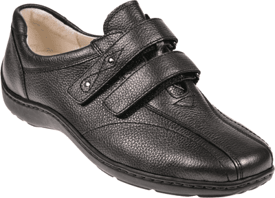 Waldlaufer Henni Women's Rip Tape Shoe - Pewter
