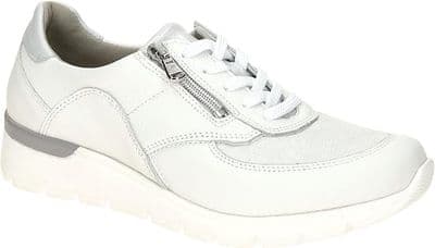 Waldlaufer K-Ramona Women's Casual Trainer - White/Silver
