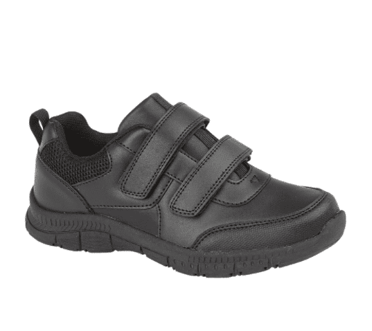 Wild Tribe Boys School Shoe Tucker Black