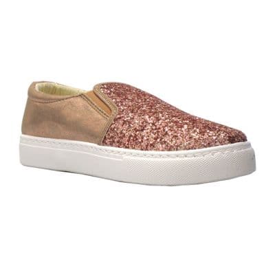 Women's Sparkle Shoes - Gold