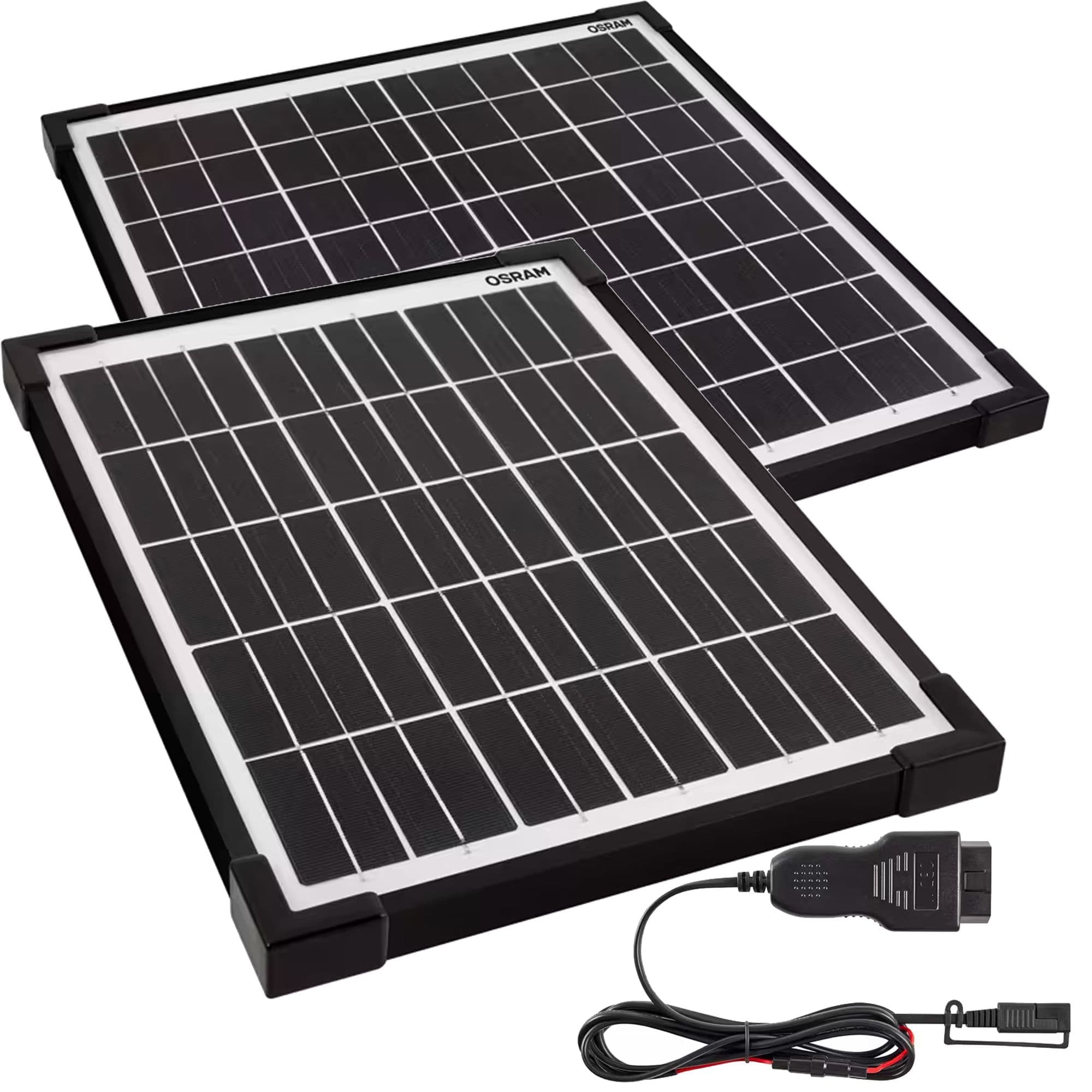 Osram Solar Panel Battery Charger for Vehicles OBD Port