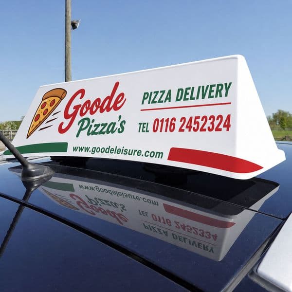 Vacuum Mounted Advertising Roof Sign for Glass Roof Cars