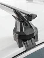 Aerodynamic Roof Rack Wing Bars Silver, Ford Focus 5dr Hatch 2011 to 2018