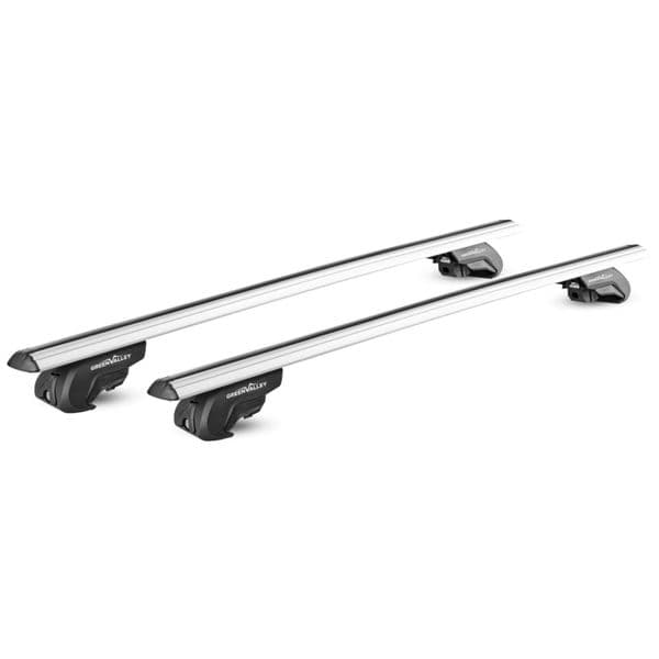 Aero Roof Rack Bars Complete System, for VW Touareg 2010 to 2018 with rails