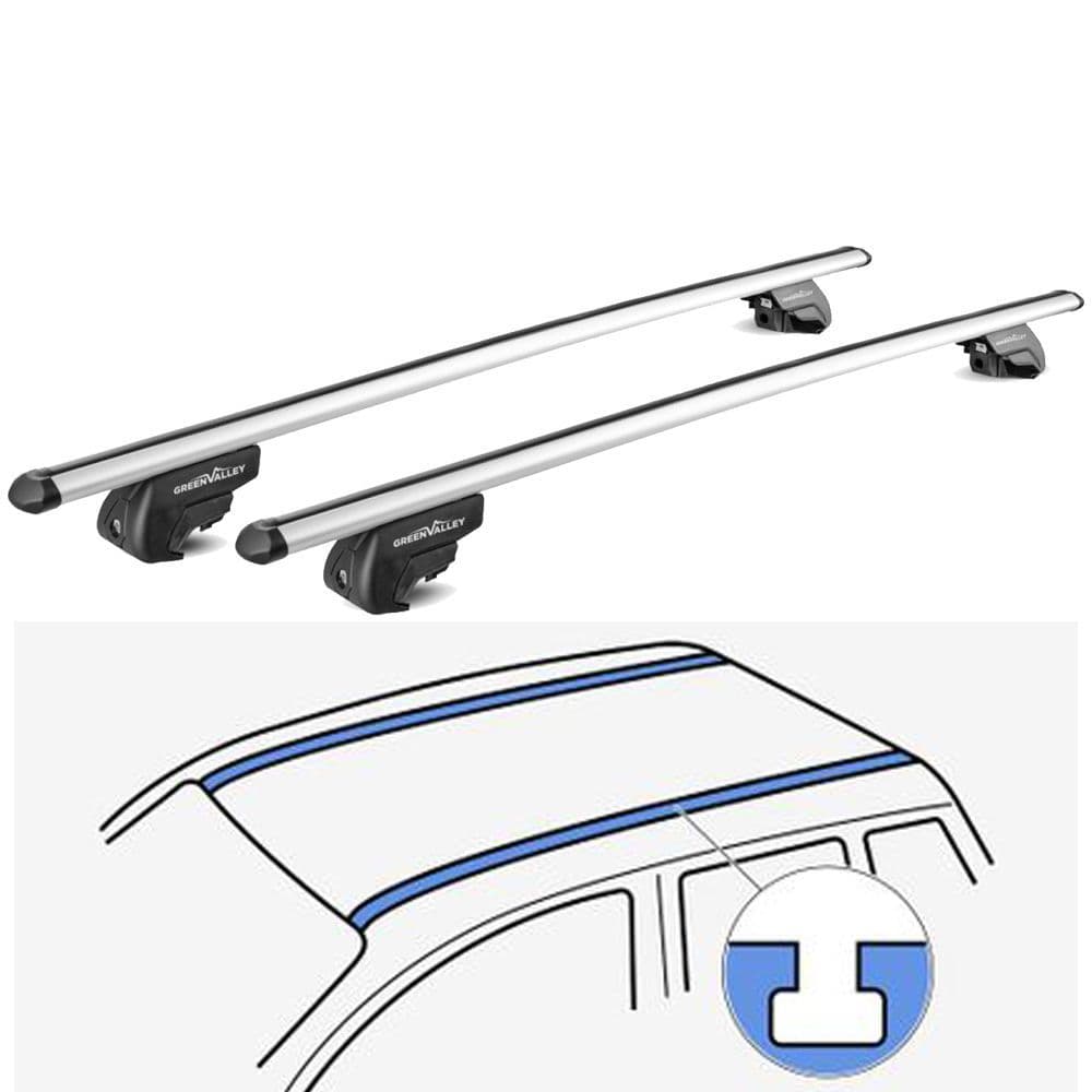 Lock Rack Roof Racks Aluminium Aero Roof Rack Bars with Locks Ford Galaxy 2006-2009 T ...