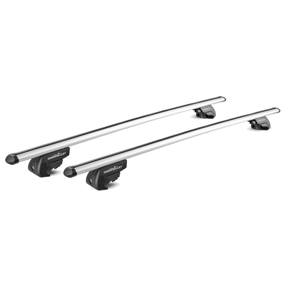 Aluminium Aerodynamic Roof Rack Bars, For Skoda Superb Estate 2009- onwards with Rails