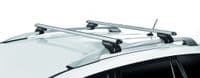 Aluminium Aero Roof Rack Bars for VW Sharan 2010+ on with Rails