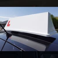Vacuum Mounted Driving Instructor Roof Sign for Glass Roof Cars
