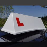 Vacuum Mounted Driving Instructor Roof Sign for Glass Roof Cars