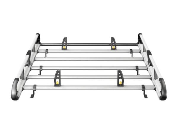 Fiat Doblo Van 2010 to 2021 L1H1, 5 Bar Full Roof Rack with Rolller