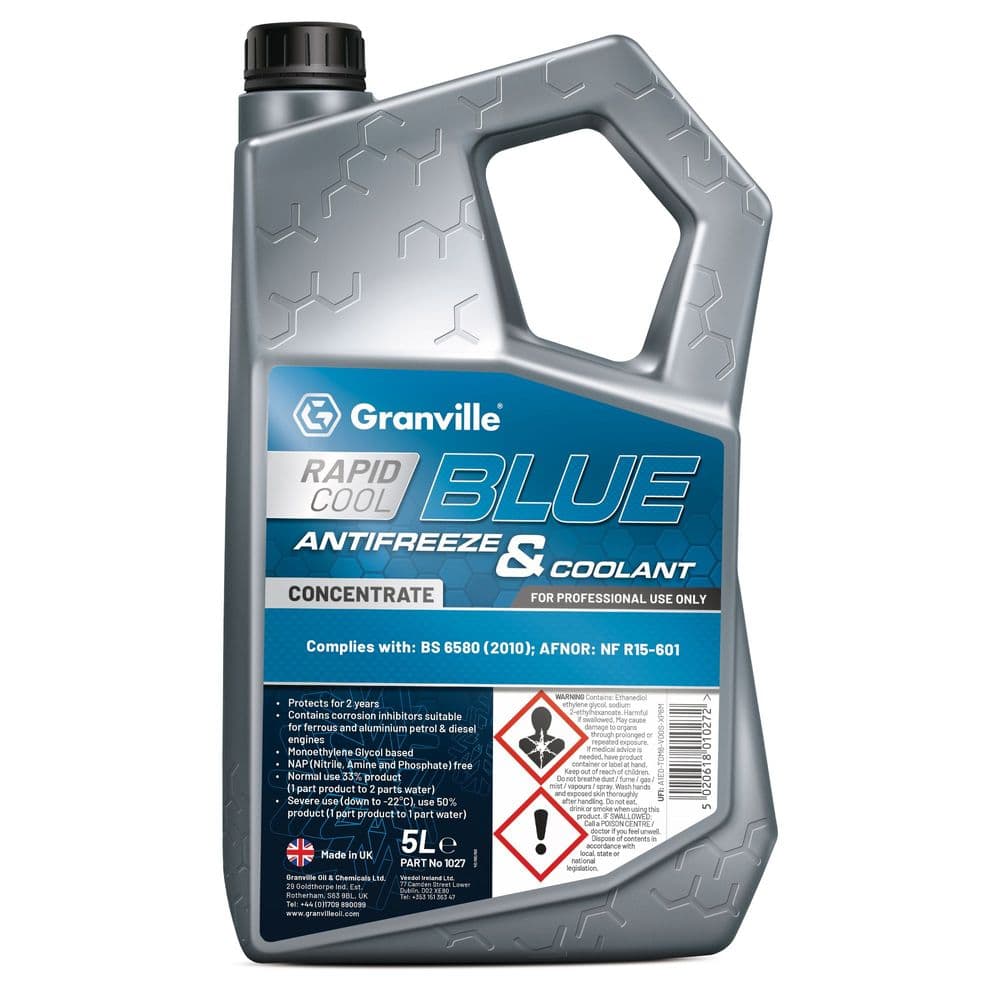 Granville Blue Antifreeze Coolant 5L