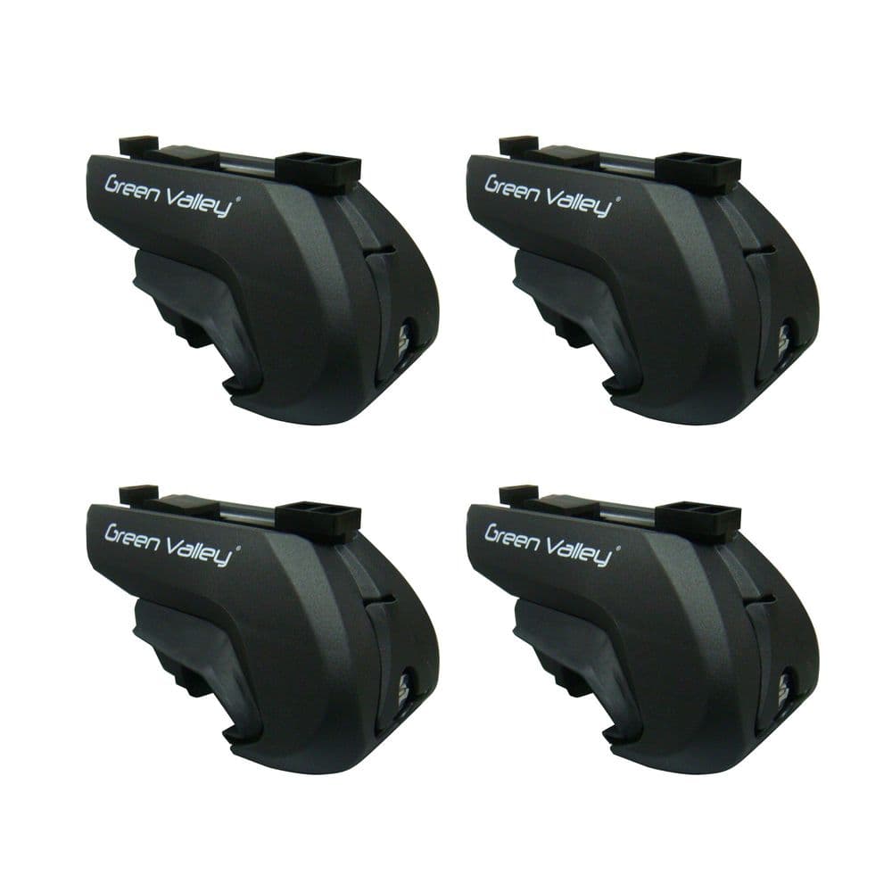 Green Valley 156600 Premium Trek Feet Foot Pack - Open Rails