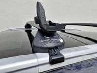 Green Valley Aerodynamic Roof Rack Wing Bars Black, Vauxhall Crossland X 2017+ onwards