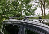 Green Valley Aerodynamic Roof Rack Wing Bars Silver, Ford Transit Connect 2014 to 2023