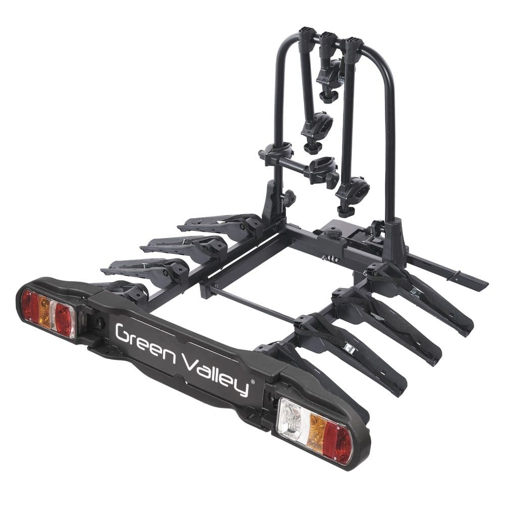Green Valley Discovery 4 Bike Cycle Carrier Rack Tow Bar