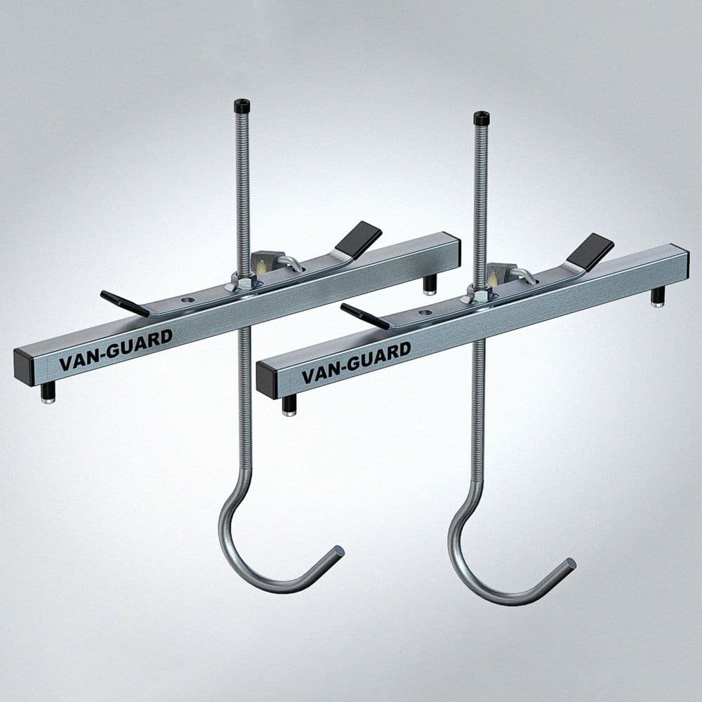 Lockable Ladder Clamps for Roof Rack Bars - Pair