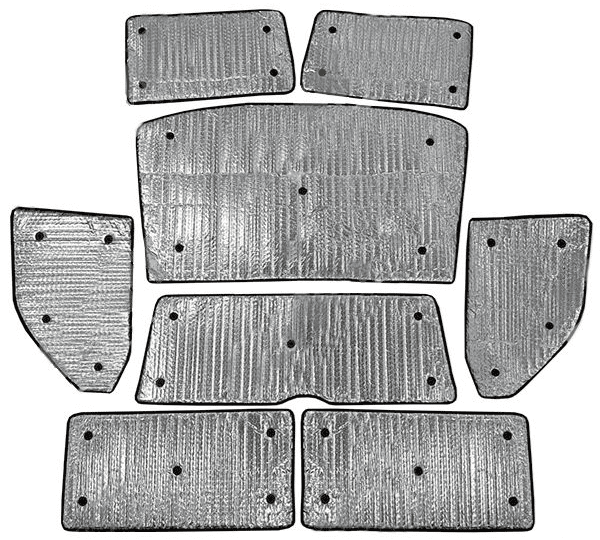 Luxury Thermal Blinds Internal Window Cover 8pce | Fits VW Transporter T5 T6
