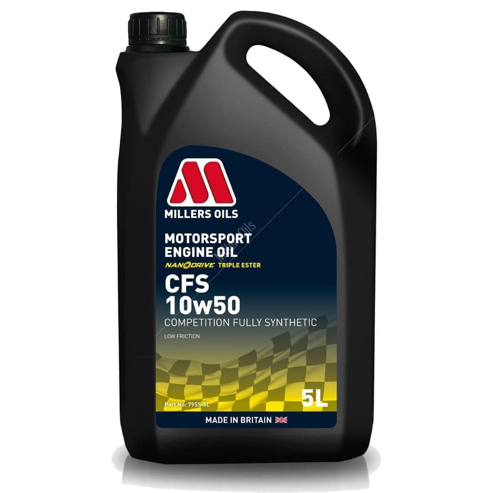 Millers CFS 10W50 Motorsport Engine Oil Fully Synthetic 5L