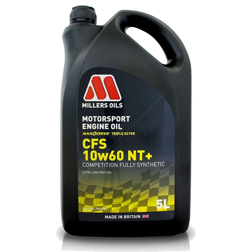 Millers CFS 10W60 NT+ Motorsport Engine Oil Fully Synthetic 5L