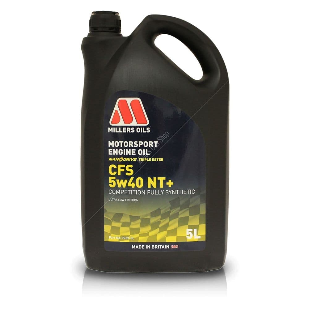 Millers CFS 5W40 NT+ Competition Engine Oil Fully Synthetic 5L