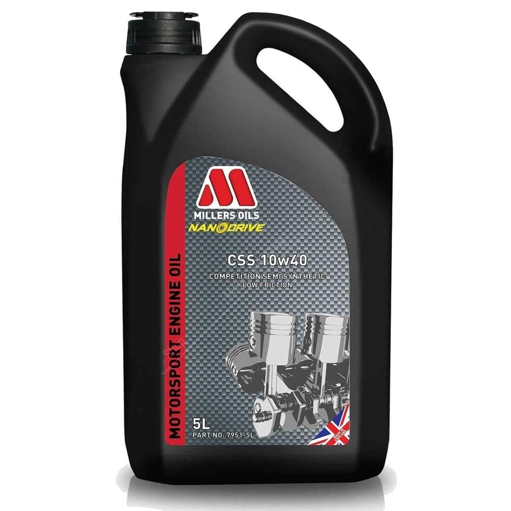 Millers CSS 10W40 Motorsport Engine Oil Semi Synthetic 5L