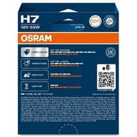 OSRAM COOL BLUE H7, Headlight Bulbs Uprated Performance Pair