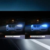 OSRAM COOL BLUE H7, Headlight Bulbs Uprated Performance Pair