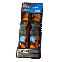 Ratchet Tie Down Straps for Securing Loads 25mm x 5m