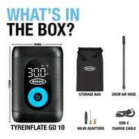 Ring Tyre Inflate Go 10 Cordless Inflator - Rechargeable & Compact
