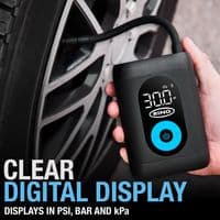 Ring Tyre Inflate Go 10 Cordless Inflator - Rechargeable & Compact