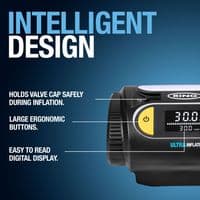 Ring Ultra Inflate 20 Tyre Inflator 12V Digital with Auto-Stop & LED Light