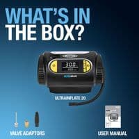 Ring Ultra Inflate 20 Tyre Inflator 12V Digital with Auto-Stop & LED Light
