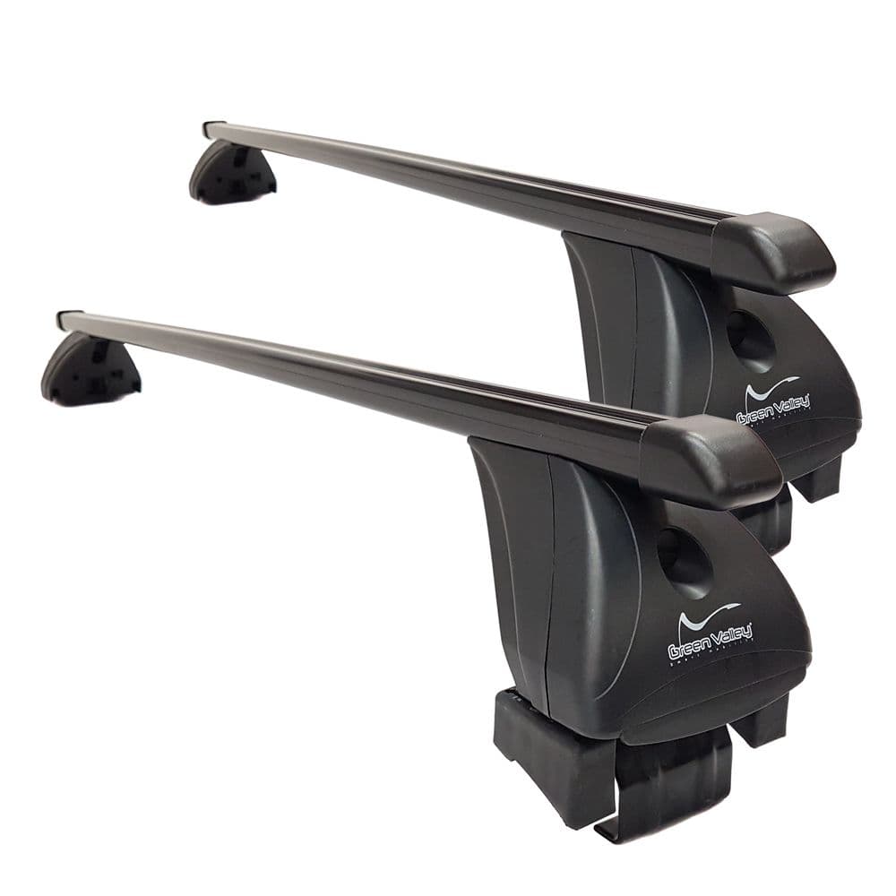 Roof Rack Bars Lockable Audi A4 4dr Saloon 2008- onwards Green Valley