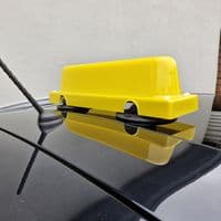 Taxi Roof Sign & Holder Vacuum Mounted Ideal for Glass & Aluminium - Yellow