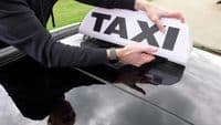 Taxi Roof Sign Vacuum Mounted Ideal for Glass & Aluminium - Light Up