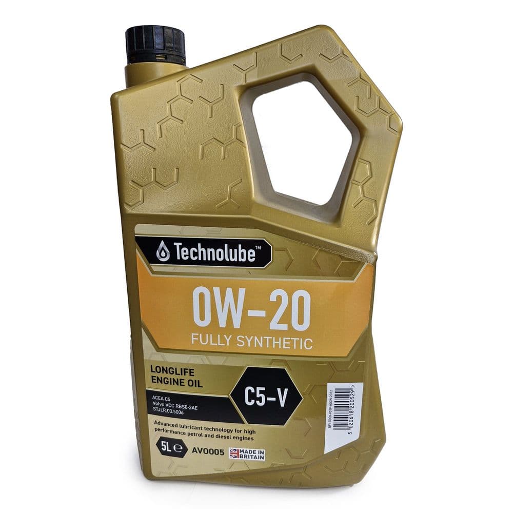 Technolube 0W20 C5-V Engine Oil Fully Synthetic 5L