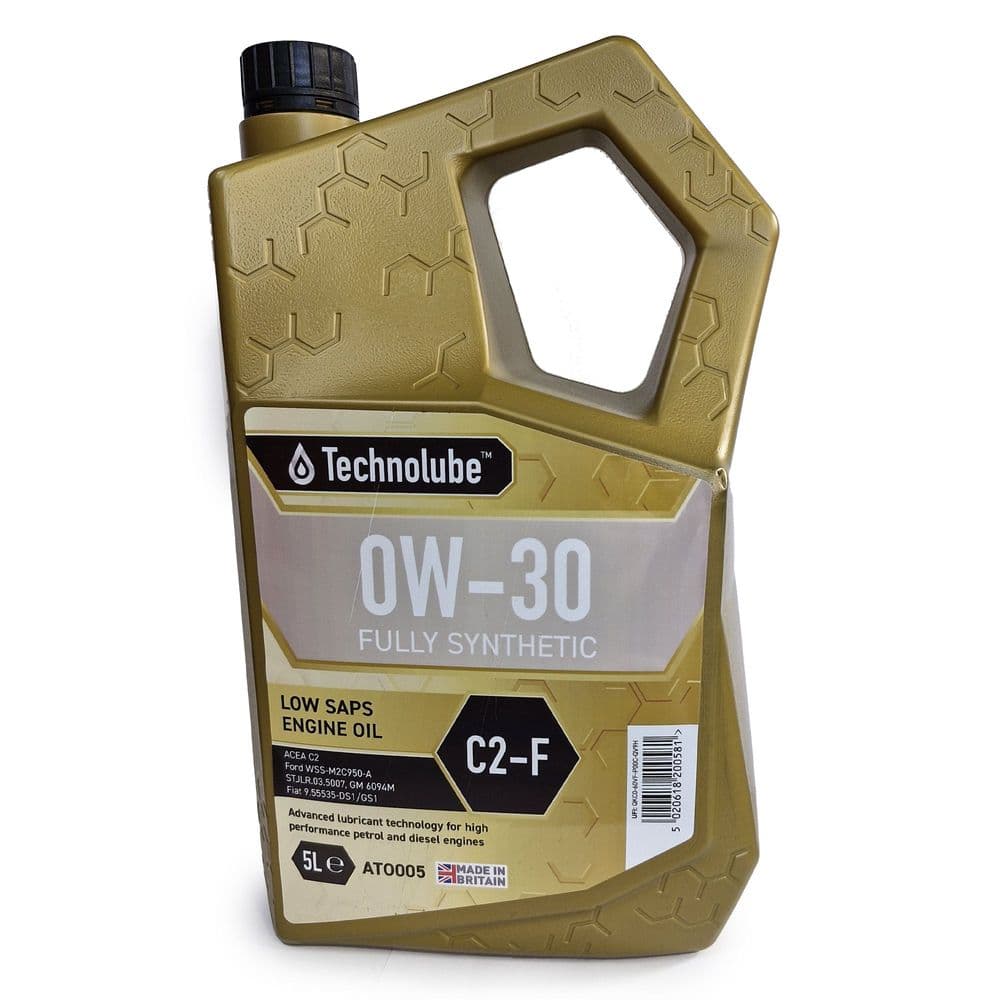 Technolube 0W30 C2-F Engine Oil Fully Synthetic 5L